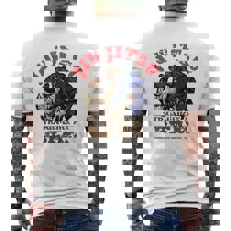 ブラジリアン柔術 Bjj クマのように訓練する 長袖tシャツ メンズTシャツ バックプリント - Kawaiitshirt