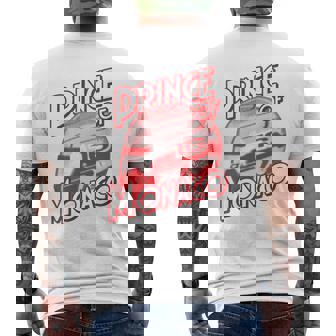 プリンス・オブ・モナコ 16 ミニマリスト レーシングの背景 メンズTシャツ バックプリント - Kawaiitshirt