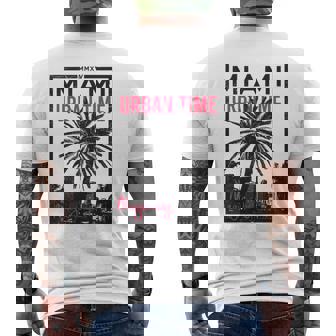 マイアミマジックシティビーチシャツ フロリダ愛好家向け 長袖tシャツ メンズTシャツ バックプリント - Kawaiitshirt