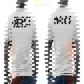 メルシー メンズTシャツ バックプリント - Kawaiitshirt