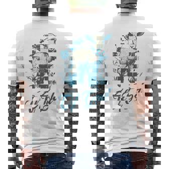 ラム オブ ゴッド キュート ヴィンテージ クリスチャン ラム デザイン 信仰 恋人 メンズTシャツ バックプリント - Kawaiitshirt