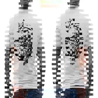 リスちゃん リス シマリス モチーフ げっ歯類 動物 カラフル デザイン メンズTシャツ バックプリント - Kawaiitshirt