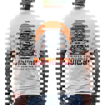 レトロ ヴィンテージ ジャパニーズjdm 東京ジャパン ドリフトレーシング サンカー メンズTシャツ バックプリント - Kawaiitshirt