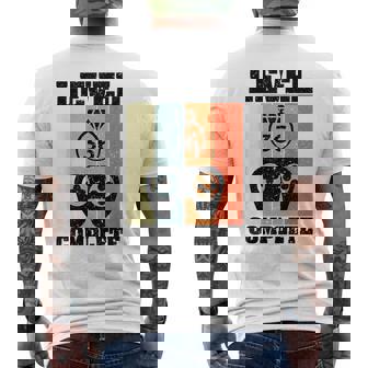 レベル 36 コンプリート 36Th 面白い 結婚記念日 カップル向け メンズTシャツ バックプリント - Kawaiitshirt