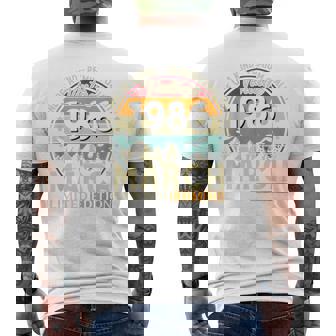 ヴィンテージカー 1986 年3月 40 歳の誕生日 1986 年のクラシックカー メンズTシャツ バックプリント - Kawaiitshirt