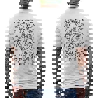 交響曲クラシック音楽家を指揮するグスタフ・マーラー メンズTシャツ バックプリント - Kawaiitshirt