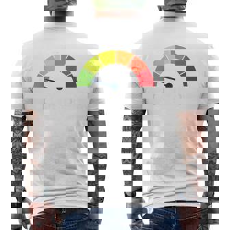 低コルチゾールレベルミーム メンズTシャツ バックプリント - Kawaiitshirt