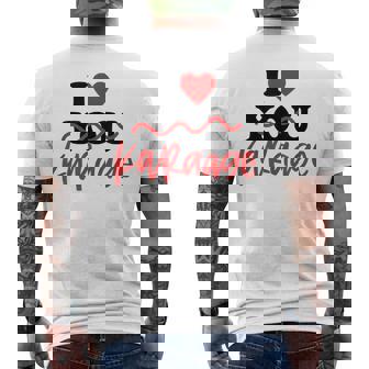 唐揚げ大好き メンズTシャツ バックプリント - Kawaiitshirt