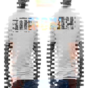 愛知県 日本 国営都市 設立 ヴィンテージ メンズTシャツ バックプリント - Kawaiitshirt