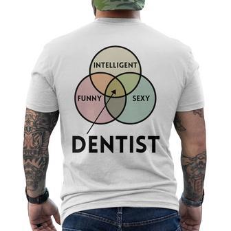 歯医者さんtシャツ Intelligent Andexy メンズTシャツ バックプリント - Kawaiitshirt