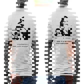 浄化槽ポンプ メンズTシャツ バックプリント - Kawaiitshirt