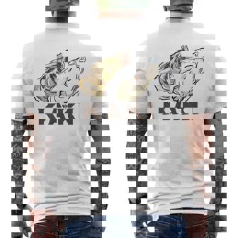 牡蠣 かき カキ Kaki ローマ字 シーフード イラスト 牡蠣好き シーフード好きea Food Oyster メンズTシャツ バックプリント - Kawaiitshirt