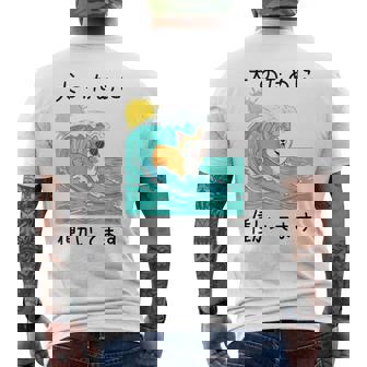 犬のために働いてます コーギー犬 わんこ メンズ 犬好き グッズ おもしろ 面白い 服 ネタ わんこ メンズTシャツ バックプリント - Kawaiitshirt