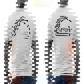 男女 家族 タコス愛好家 面白い タコス 火曜日 メンズTシャツ バックプリント - Kawaiitshirt