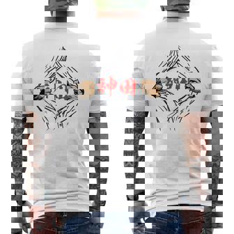 神田 苗字 面白いtシャツ 胸 名前 おもしろ グッズ 服 筆文字 文字 入り 面白い ネタ メンズ メンズTシャツ バックプリント - Kawaiitshirt