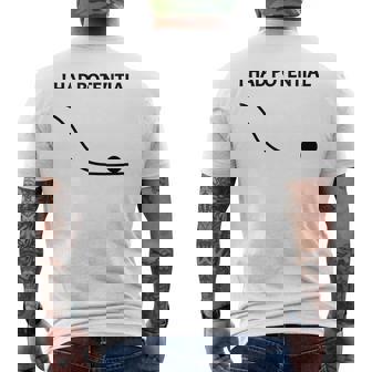 私には面白い物理学の可能性があった メンズTシャツ バックプリント - Kawaiitshirt