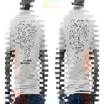 私は物理科学が大好きです数学グラフ数式方程式オタクオタク賢い学生教師 メンズTシャツ バックプリント - Kawaiitshirt