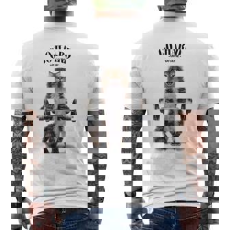 筋トレ ジム やる気がないなら家に帰れ トラ猫 ねこ メンズTシャツ バックプリント - Kawaiitshirt