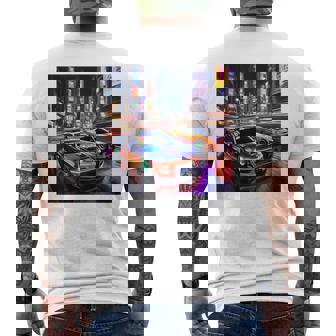 背面にjdmドリフトレーシングカー東京ドリフトスカイライン2台。 メンズTシャツ バックプリント - Kawaiitshirt