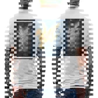 詩とメルヘン 牧野 鈴子 ペガサス メンズTシャツ バックプリント - Kawaiitshirt