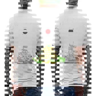 金沢 旅行 お土産 日本 恋人 和 国旗 メンズTシャツ バックプリント - Kawaiitshirt