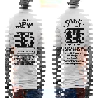 限定版 1975年 誕生日 1975年 1975年生まれ メンズTシャツ バックプリント - Kawaiitshirt