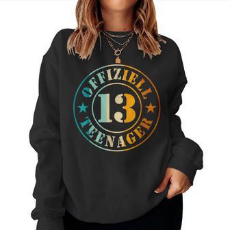 13 Geburtstag Offiziell Nager 13 Jahre Junge Mädchen Sweatshirt Frauen - Geschenkecke