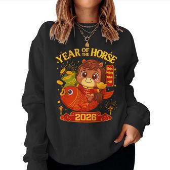 2026 Lunar New Year Horse Vietnamese Girls Boys Women Sweatshirt - Monsterry