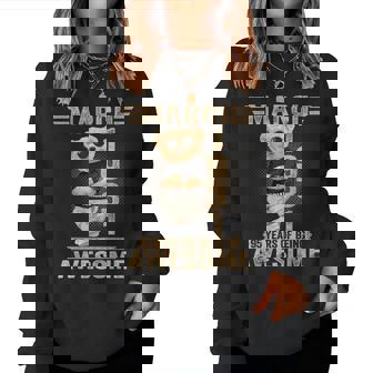 3月95歳の誕生日 男性 女性 1931年 素晴らしいテディベア レディーススウェットシャツ - Kawaiitshirt