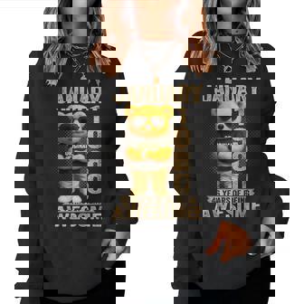 46歳 1980年1月 テディベア 46歳 誕生日 男性 女性 レディーススウェットシャツ - Kawaiitshirt