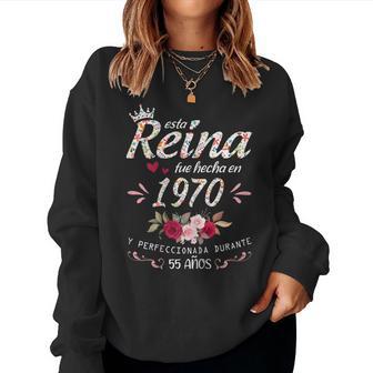 55 Años Cumpleaños Hecha En 1970 55 Cumpleaños Regalo Sudadera Mujer - Regaloses