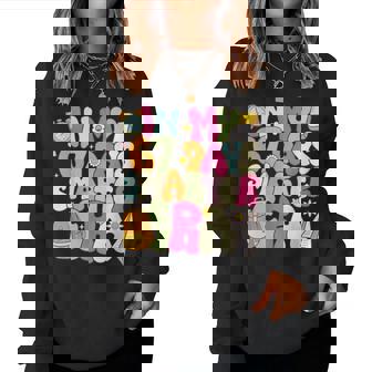 In My 67 Days Smarter Era Groovy 67Th Day Of School Teacher Women Sweatshirt | Seseable CA