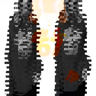 67 Thanksgiving Six Seven Turkey Thanksgiving Women Sweatshirt | Mazezy