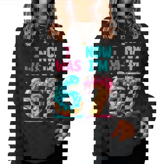 7 Year Old Birthday I Was Six Now I'm Seven Boys Girls Women Sweatshirt | Seseable FR