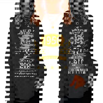 70 Años Cumpleaños Hombres Es Fabricado En 1956 Sudadera Mujer - Regaloses