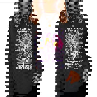 7° Compleanno 7 Anni Ragazza Korean Pop Kpop Bday Party Women Sweatshirt - Novitaregali