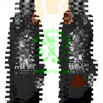 Accept Understand Love Sunflower Cerebral Palsy Awareness Women Sweatshirt - Monsterry