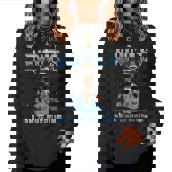 Afro Black Melanin Queen Western Cowgirl Hat Boots On Ground Women Sweatshirt | Seseable CA