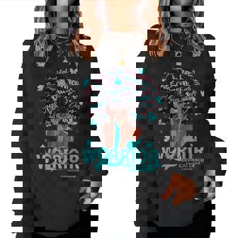 American African Black Queen Cervical Cancer Warrior Women Sweatshirt - Monsterry