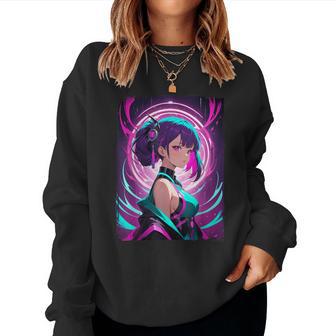 Animegirl Anime Manga Beauté Mignon Et Cool Fille 14 Sweat-shirt pour femme - Cadeauxyz
