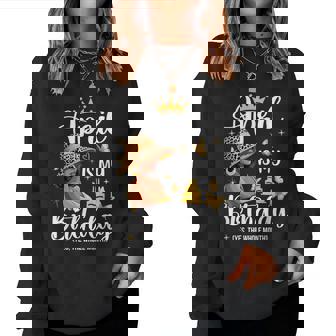 April Is My Birthday African American Woman Birthday Queen Women Sweatshirt - Monsterry