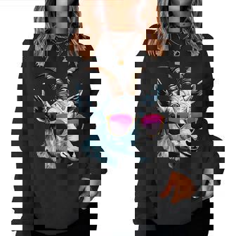 Arte Di Capra Per Uomini Donne Fattoria Animali Domestici Amante Delle Capre Women Sweatshirt - Novitaregali