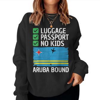 Aruba Travel Vacation Outfit Caribbean Trip Aruba Women Sweatshirt - Thegiftio UK