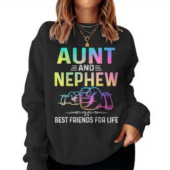 Aunt And Nephew Best Friends For Life Matching Aunt Nephew Women Sweatshirt - Thegiftio