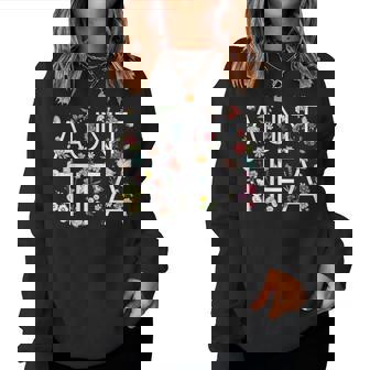 I Am Aunt Tifa Floral Flowers Aunt Tifa Aunt Tifa Women Sweatshirt - Thegiftio