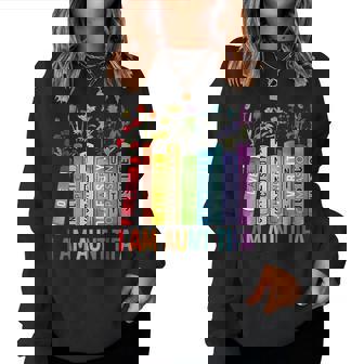 I Am Aunt Tifa Human Rights Floral Protest Women Sweatshirt - Thegiftio