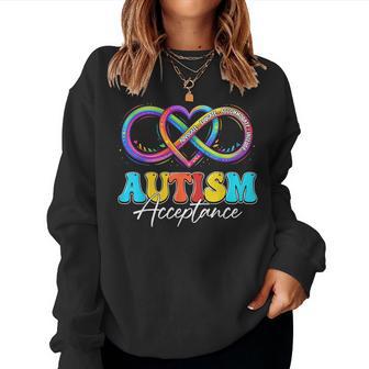 Autism Awareness Acceptance Special Education Teacher Family Women Sweatshirt - Monsterry
