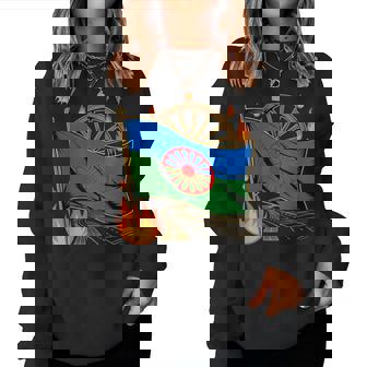 Bandera Gitana Romaní Del Pueblo Romaní Sudadera Mujer - Regaloses