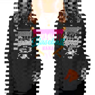 Baseball Nana Ice Cream Drip Softball Player Family Women Sweatshirt | Mazezy