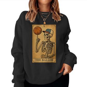 Basketball Player Boys Basketball Lover The Baller Women Sweatshirt | Seseable CA